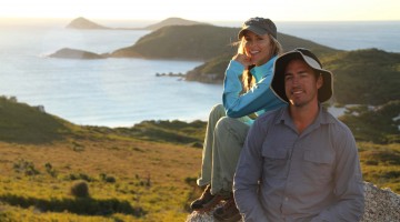 Clint and Jen in Wilsons Promontory National Park