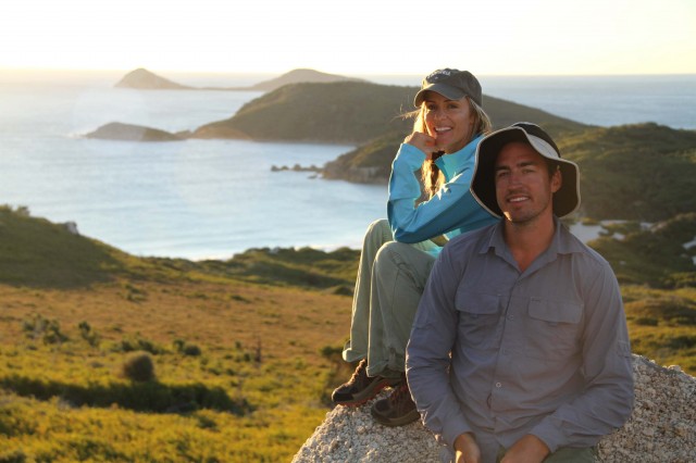 Clint and Jen in Wilsons Promontory National Park