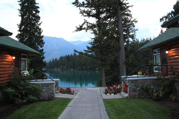 Lake at Jasper Park Lodge, Rocky Mountains, Canada