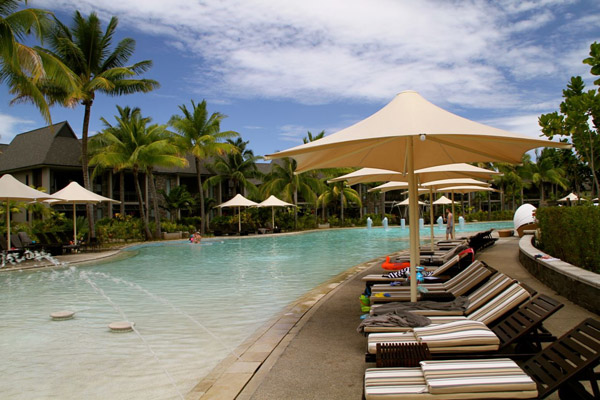 Pool at a resort in Fiji