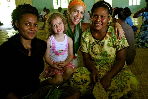 Meeting the locals in Fiji