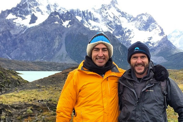On location in Chilean Patagonia, one of the few places in the world that remains untouched