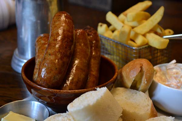 Classic English food at the Hand in Hand pub