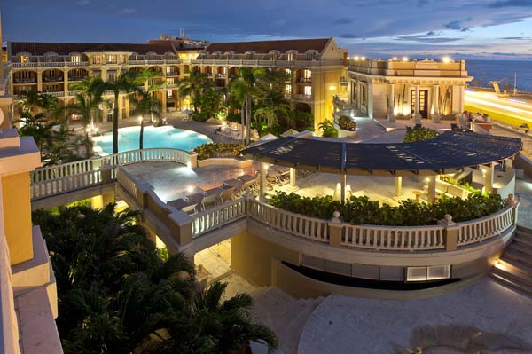 Luxury Latin American hotel Sofitel Santa Clara Cartagena in Colombia