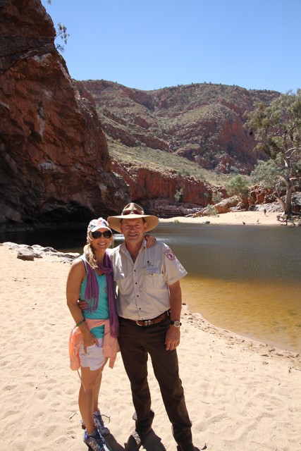 Ormiston Gorge touring the Northern Territory
