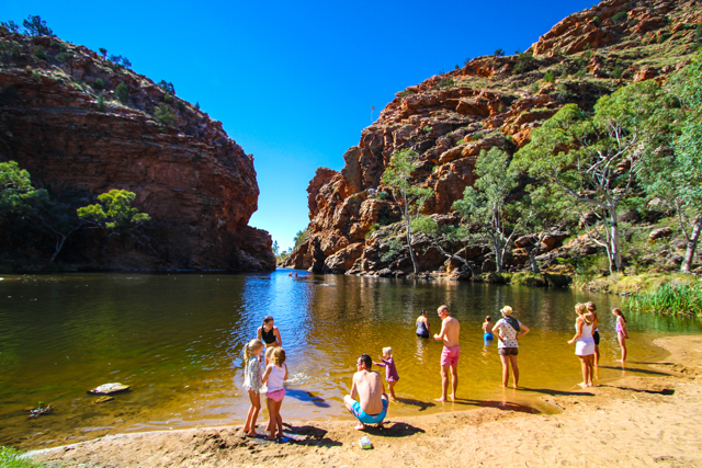 Ellery Creek Big Hole touring the Northern Territory