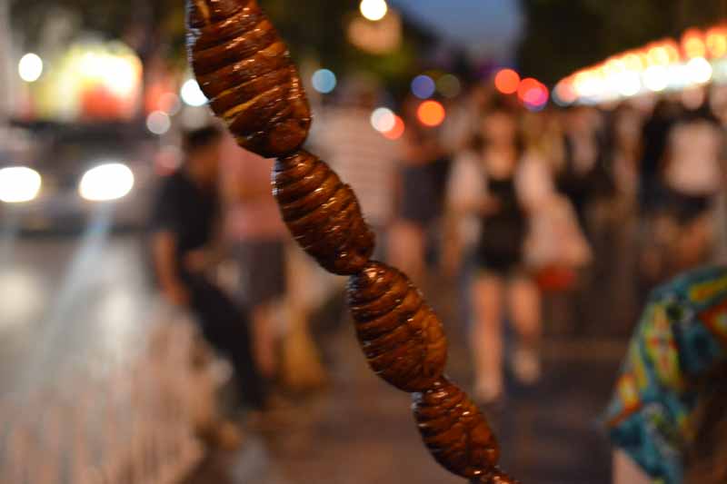 most challenging foods silk worm