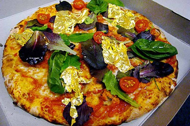 most expensive eats gold truffle pizza