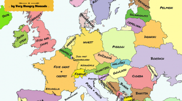 food map of europe
