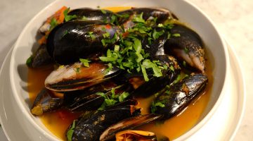 mussels with beer